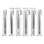 Fogászati csipesz recézett több fajta Dentech 