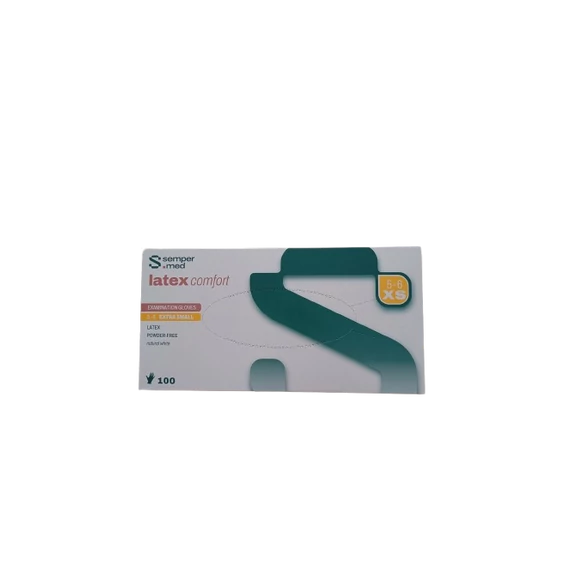  Sempermed latex púdermentes kesztyű  "S" 100db.