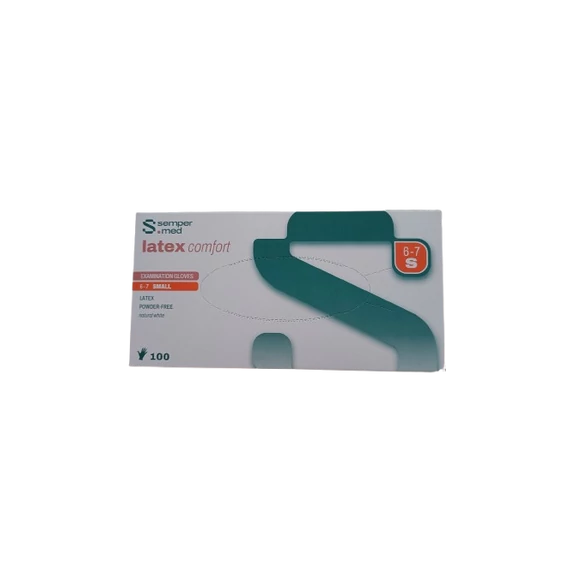  Sempermed latex púdermentes kesztyű  "S" 100db.