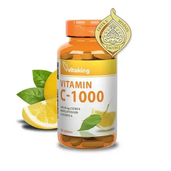 C vitamin 1000 mg + acerola+ csipkebogyó+bioflavonoid  90  tabletta/doboz 