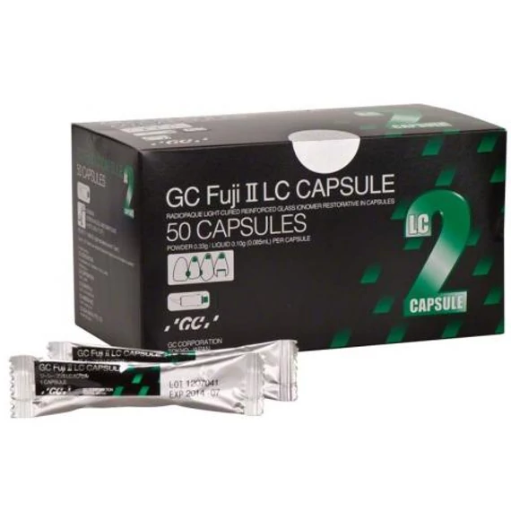 GC Fuji II LC Improved 50 Capsules 