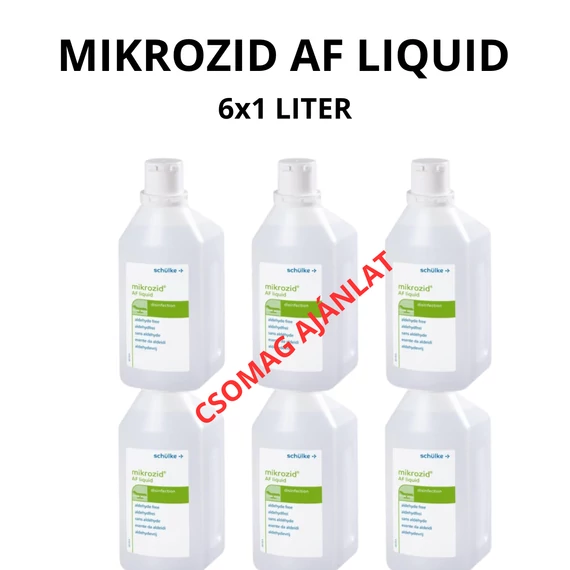 Mikrozid AF Liquid Schülke 6 X1 liter