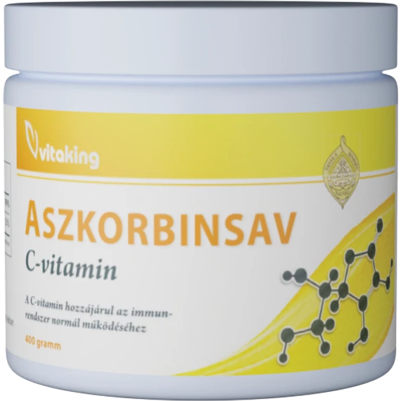 L Aszkorbinsav por 400 g. Vitaking 