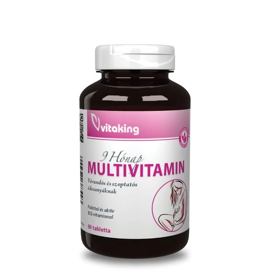 9 hónap multivitamin 60 tabletta/doboz Vitaking 
